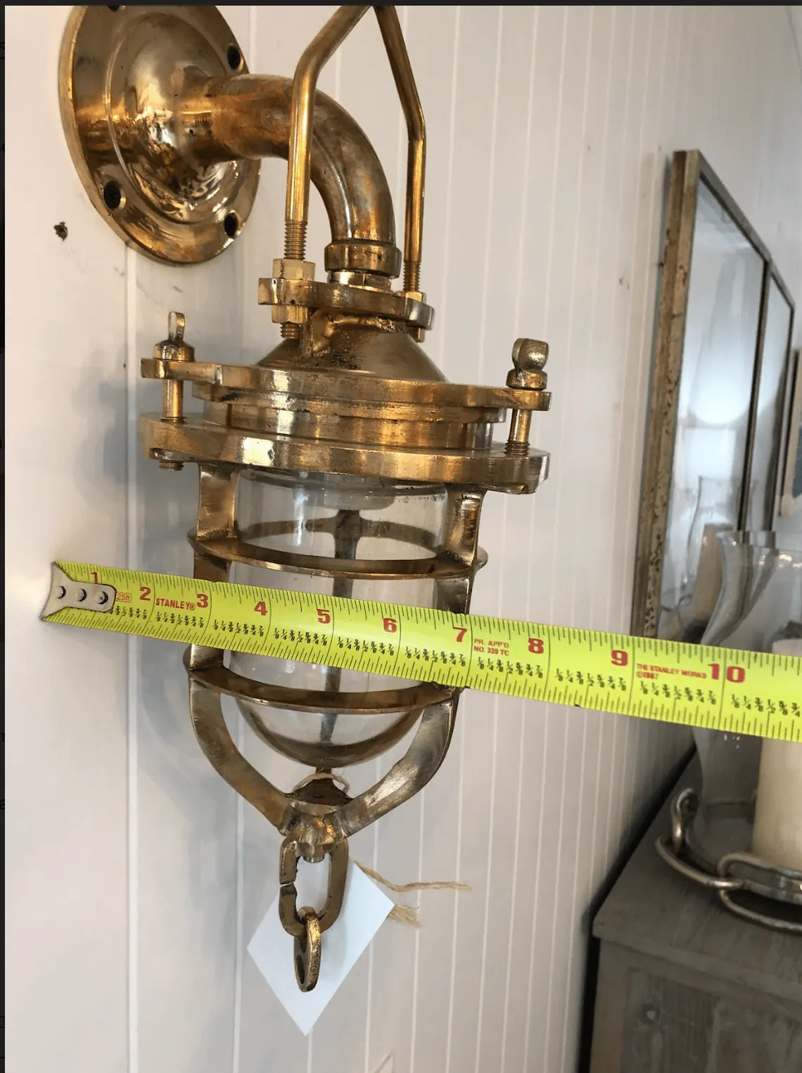 Brass Convoy Sconce Light