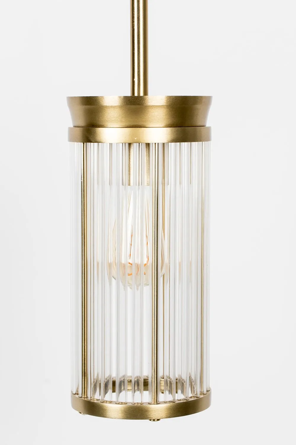 Brass Pendant Lamp M | Bold Monkey Angel on Fire
