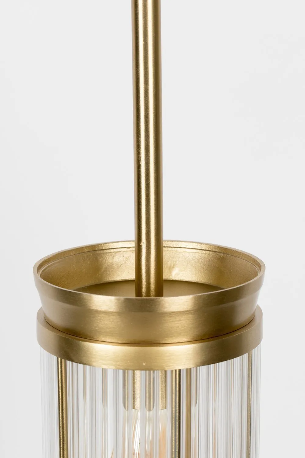 Brass Pendant Lamp M | Bold Monkey Angel on Fire