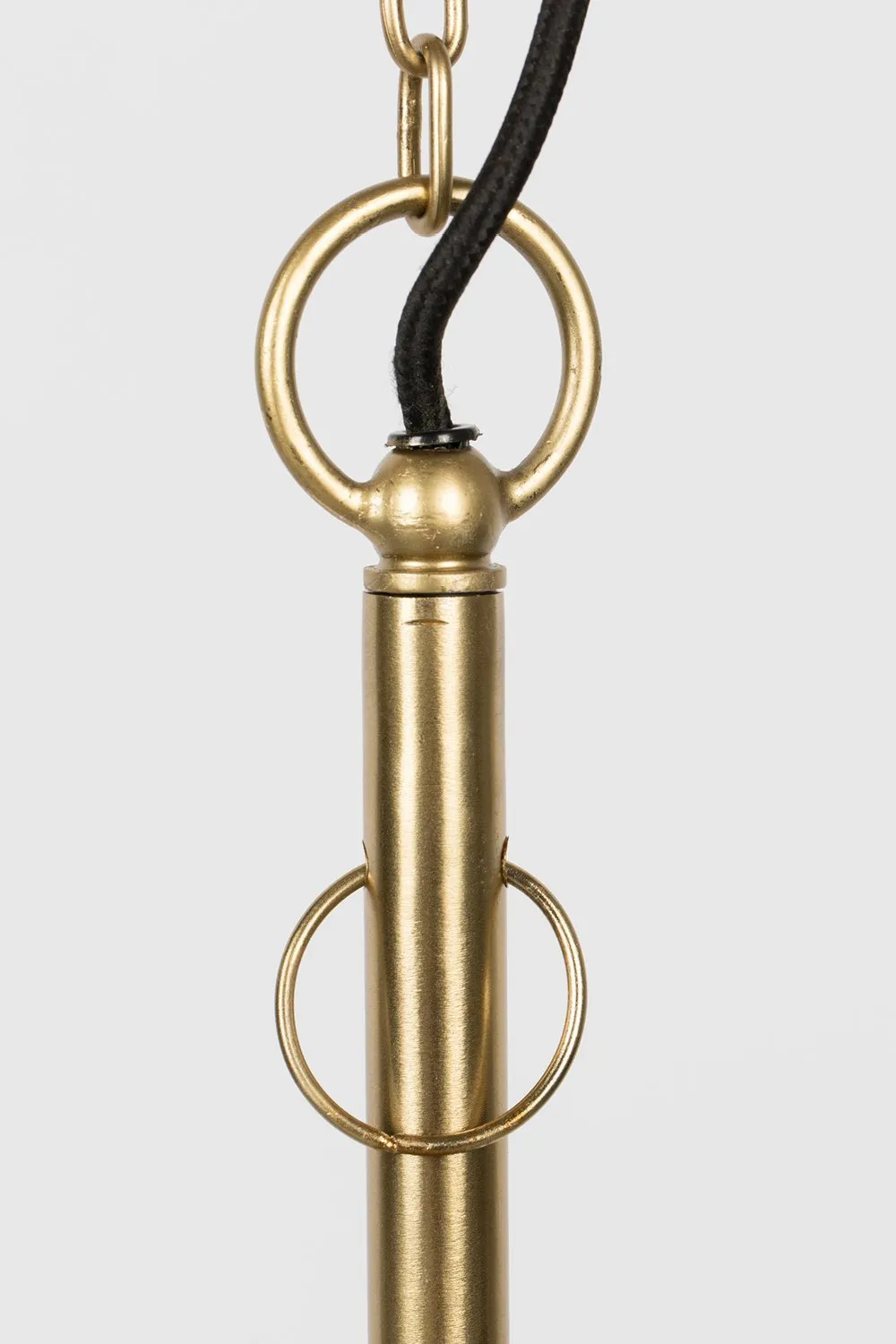 Brass Pendant Lamp M | Bold Monkey Angel on Fire