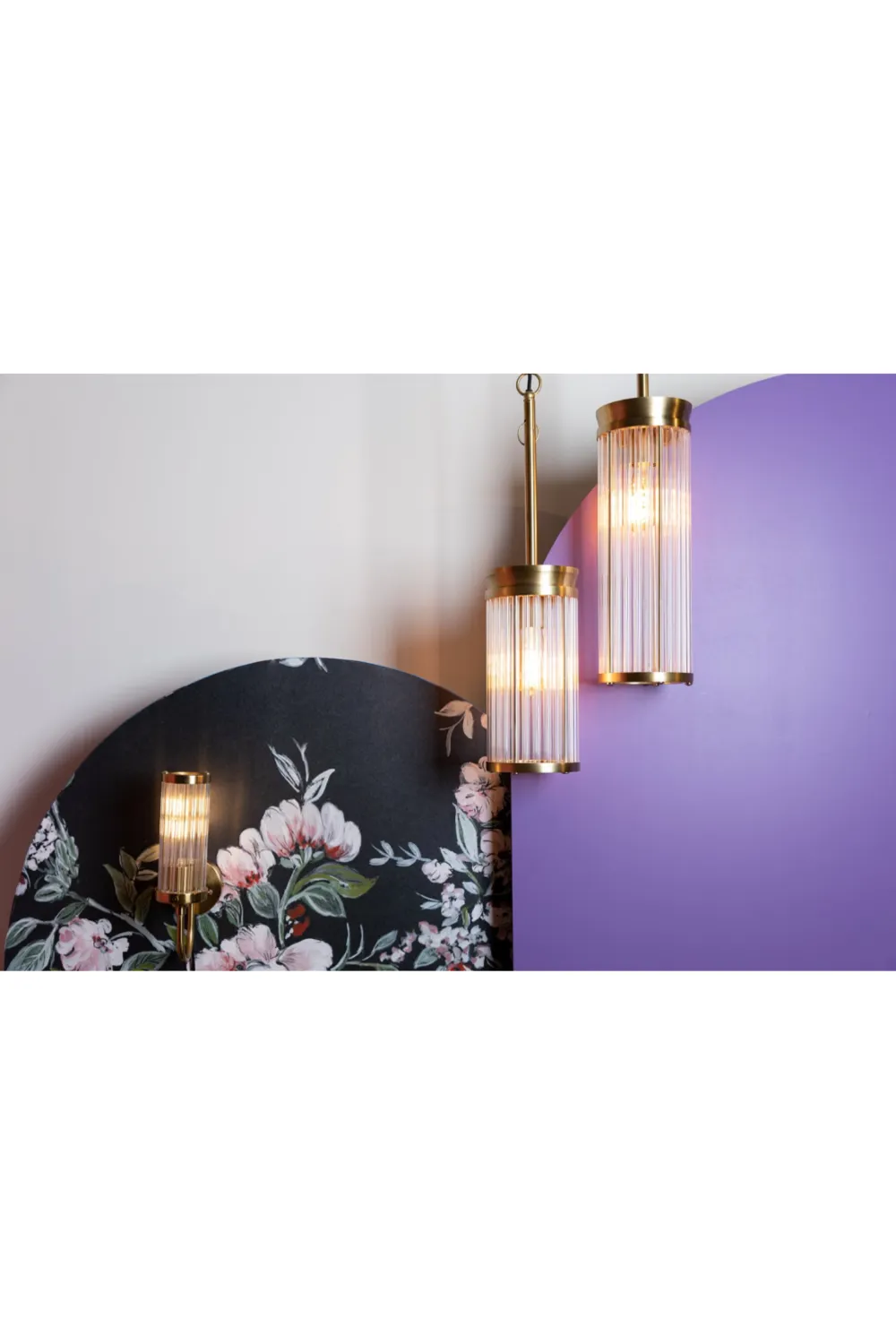 Brass Pendant Lamp M | Bold Monkey Angel on Fire