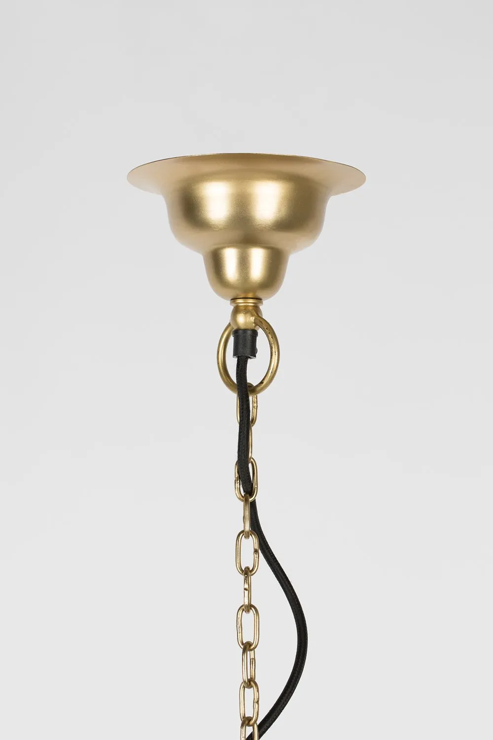 Brass Pendant Lamp M | Bold Monkey Angel on Fire