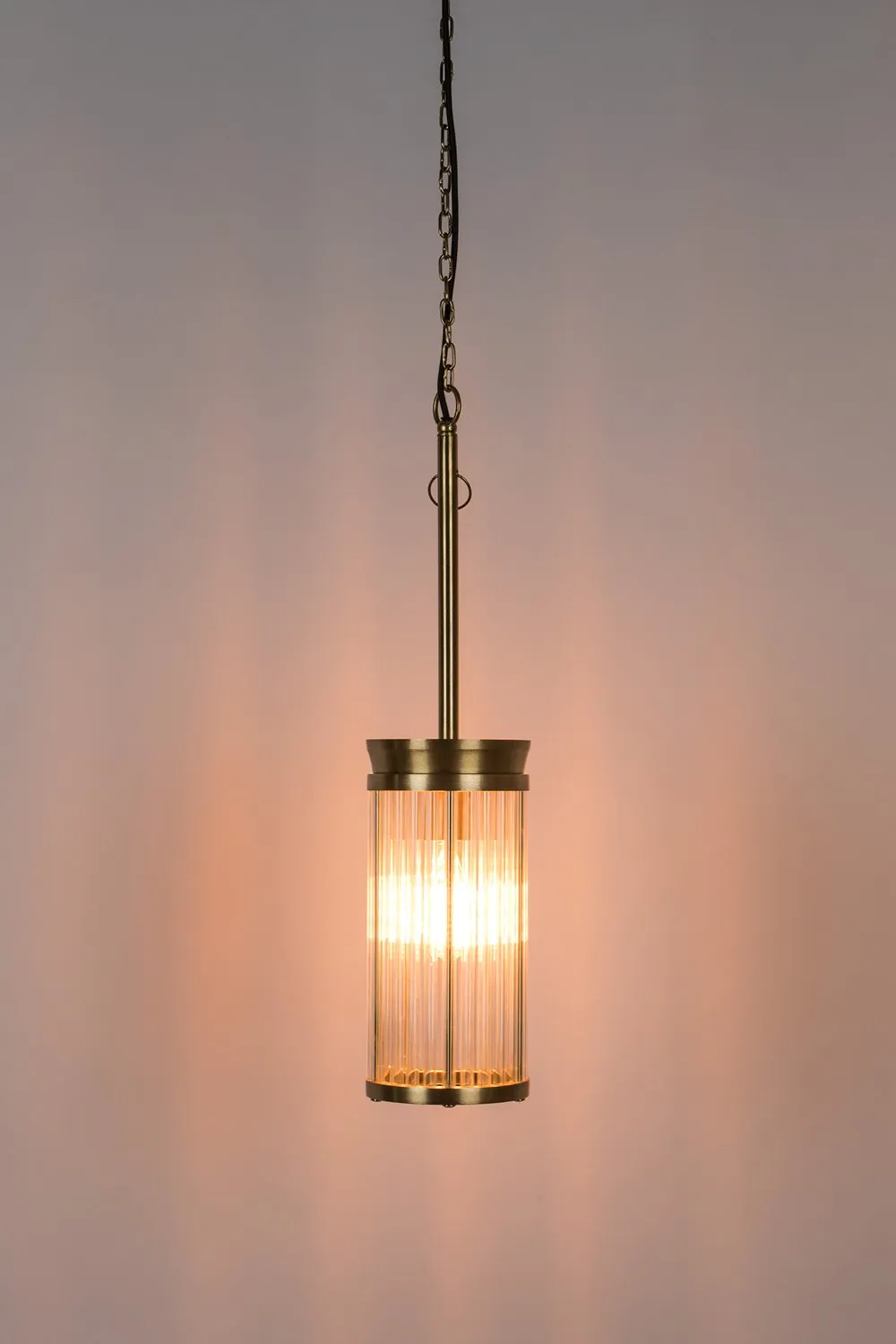 Brass Pendant Lamp M | Bold Monkey Angel on Fire