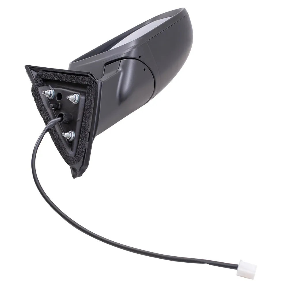 Brock Aftermarket Replacement Driver Left & Passenger Right Power Door Mirror Set Paint To Match Black Without Heat-Signal-Camera Compatible With 2014-2020 Nissan Rogue
