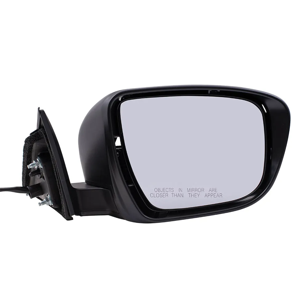 Brock Aftermarket Replacement Driver Left & Passenger Right Power Door Mirror Set Paint To Match Black Without Heat-Signal-Camera Compatible With 2014-2020 Nissan Rogue