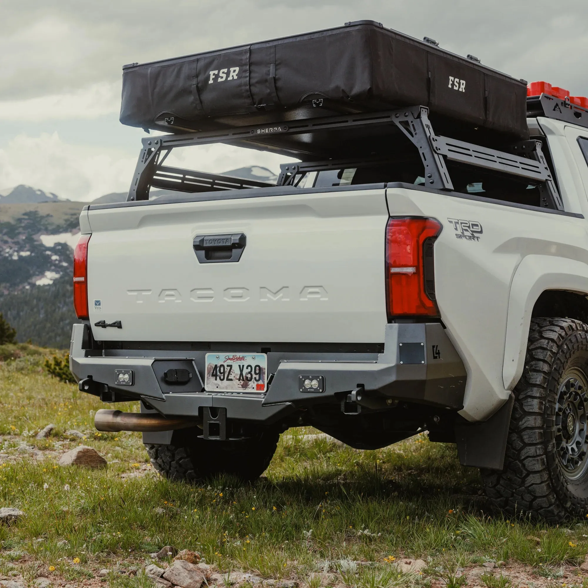 C4 Fabrication 2024  Tacoma Overland Rear Bumper