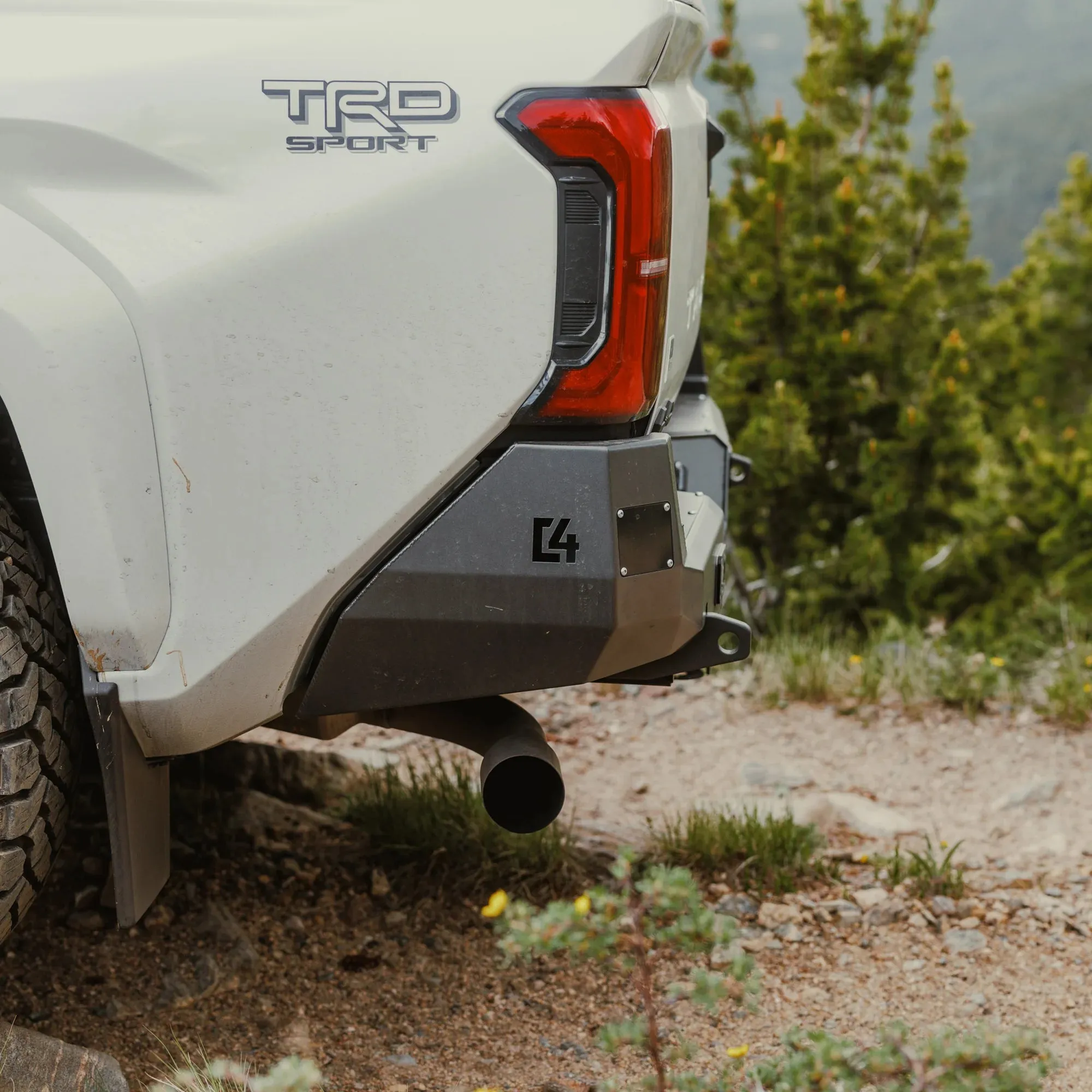 C4 Fabrication 2024  Tacoma Overland Rear Bumper