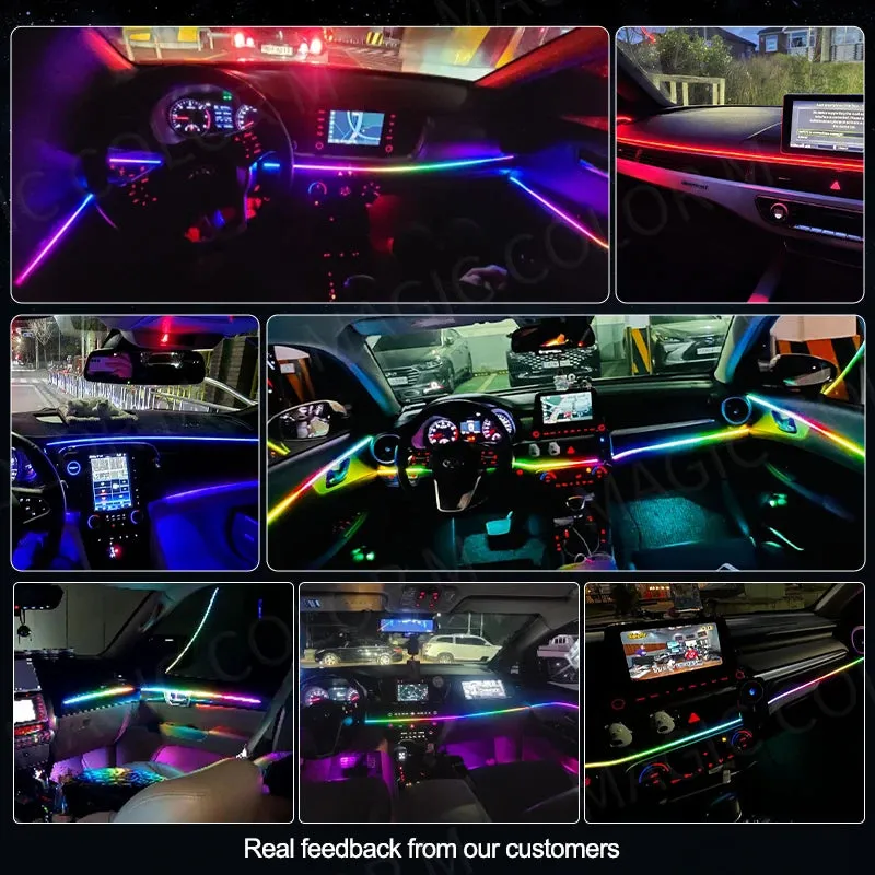 Car Ambient Lights with Auto-Off USB Expansion RGB Symphony 55"