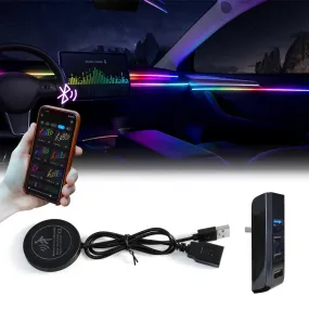 Car Ambient Lights with Auto-Off USB Expansion RGB Symphony 55"