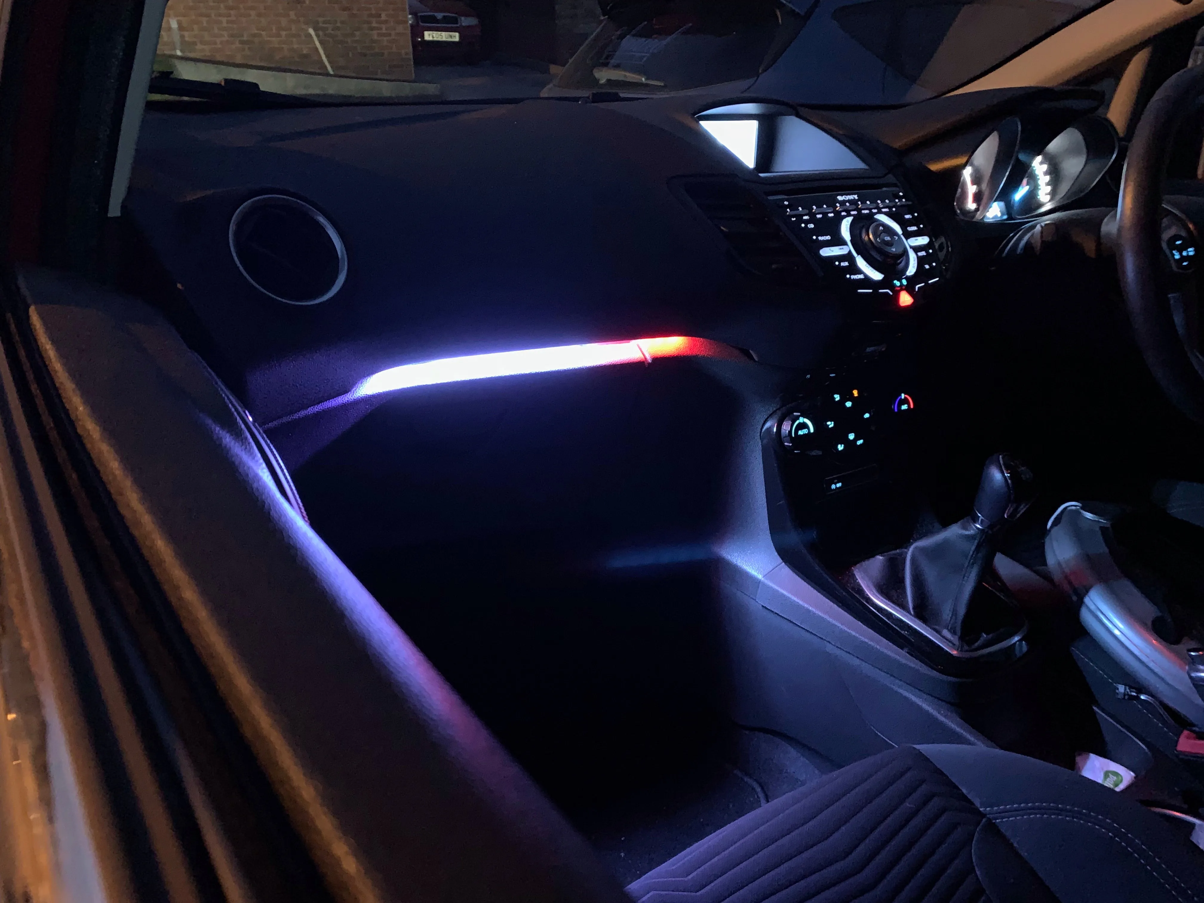 Chaser Edition RGB Glove Box and Footwell Kit - MK7 & MK7.5 Fiesta