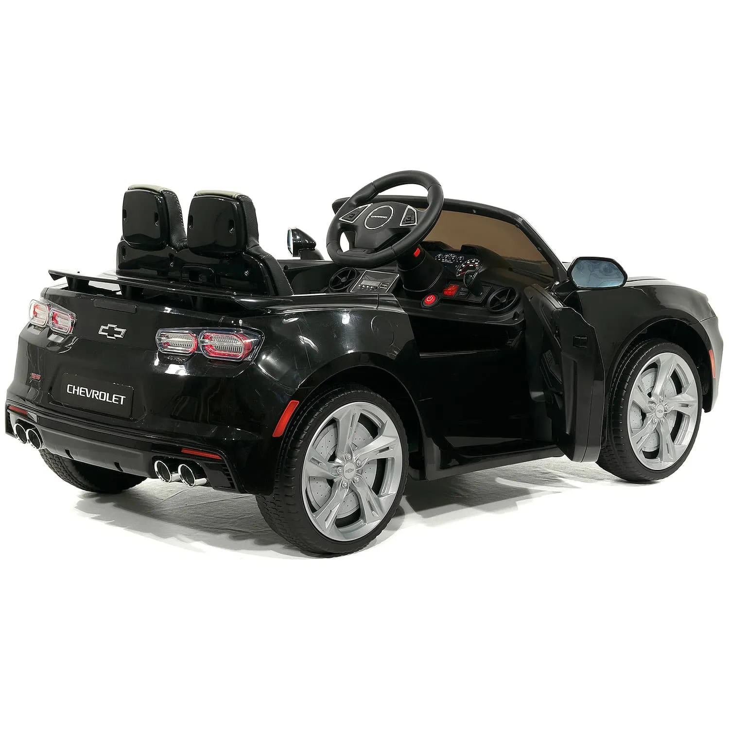 Chevrolet Camaro Ss 12v Kids Ride-on Car With Parental Remote Control | Black