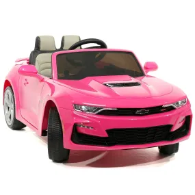 Chevrolet Camaro Ss 12v Kids Ride-on Car With Parental Remote Control | Pink