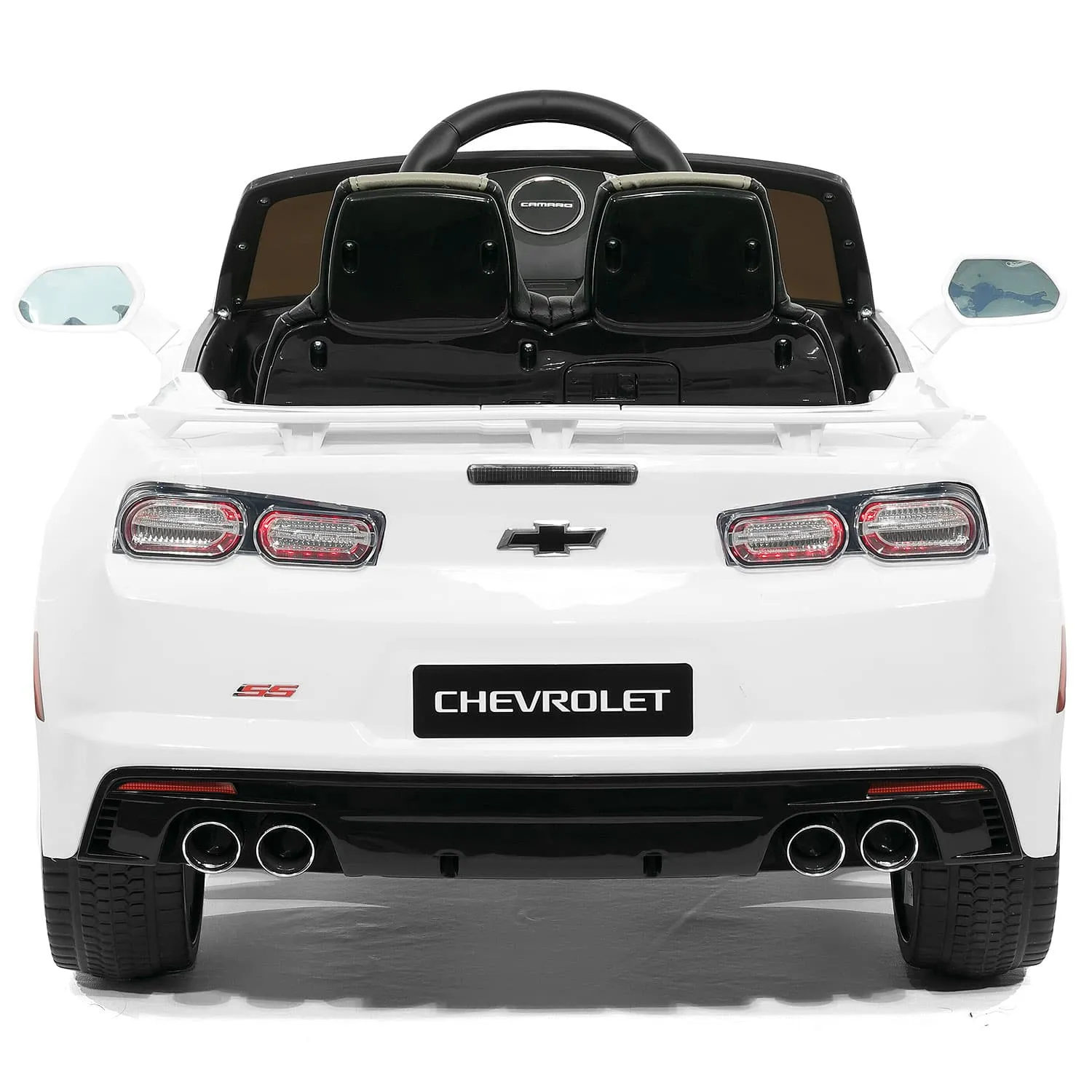 Chevrolet Camaro Ss 12v Kids Ride-on Car With Parental Remote Control | White
