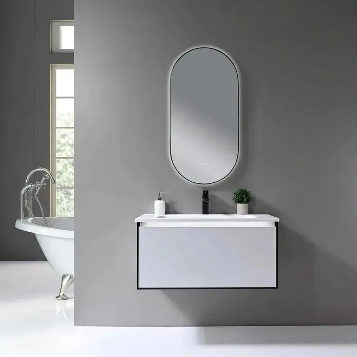 Cleo Giovi Framed Oval Back Light LED Mirror