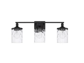 Colt Matte Black Vanity Light