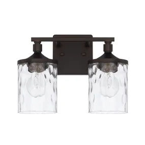 Colton 2 Light Vanity - Bronze