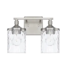 Colton 2 Light Vanity - Brushed Nickel