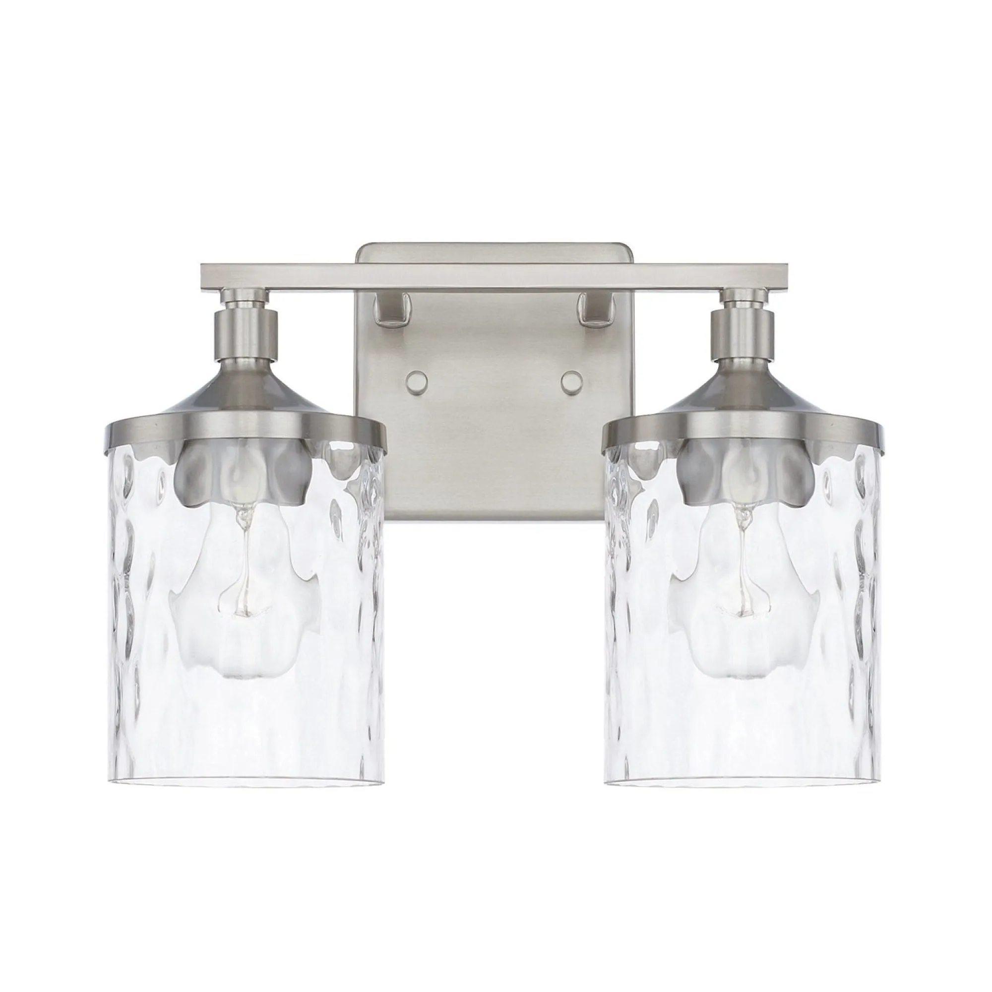 Colton 2 Light Vanity - Brushed Nickel