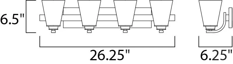 Conical Vanity Light