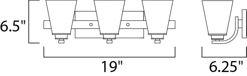 Conical Vanity Light
