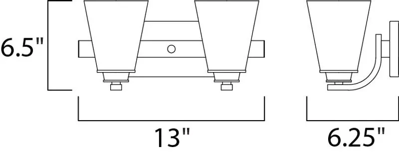 Conical Vanity Light