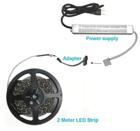 Coolerguys White 2 Meter "Under the Counter" Light Kit CGWW2MD-2.5