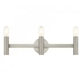 Copenhagen 3 Lt Brushed Nickel ADA Bath Vanity
