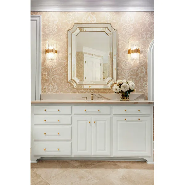 Corbett Lighting Ciro Gold Leaf Hand-Crafted 2lt Wall Light Light