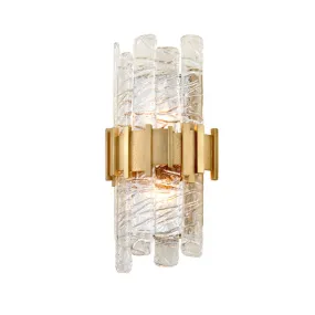 Corbett Lighting Ciro Gold Leaf Hand-Crafted 2lt Wall Light Light