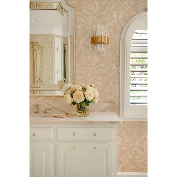 Corbett Lighting Ciro Gold Leaf Hand-Crafted 2lt Wall Light Light