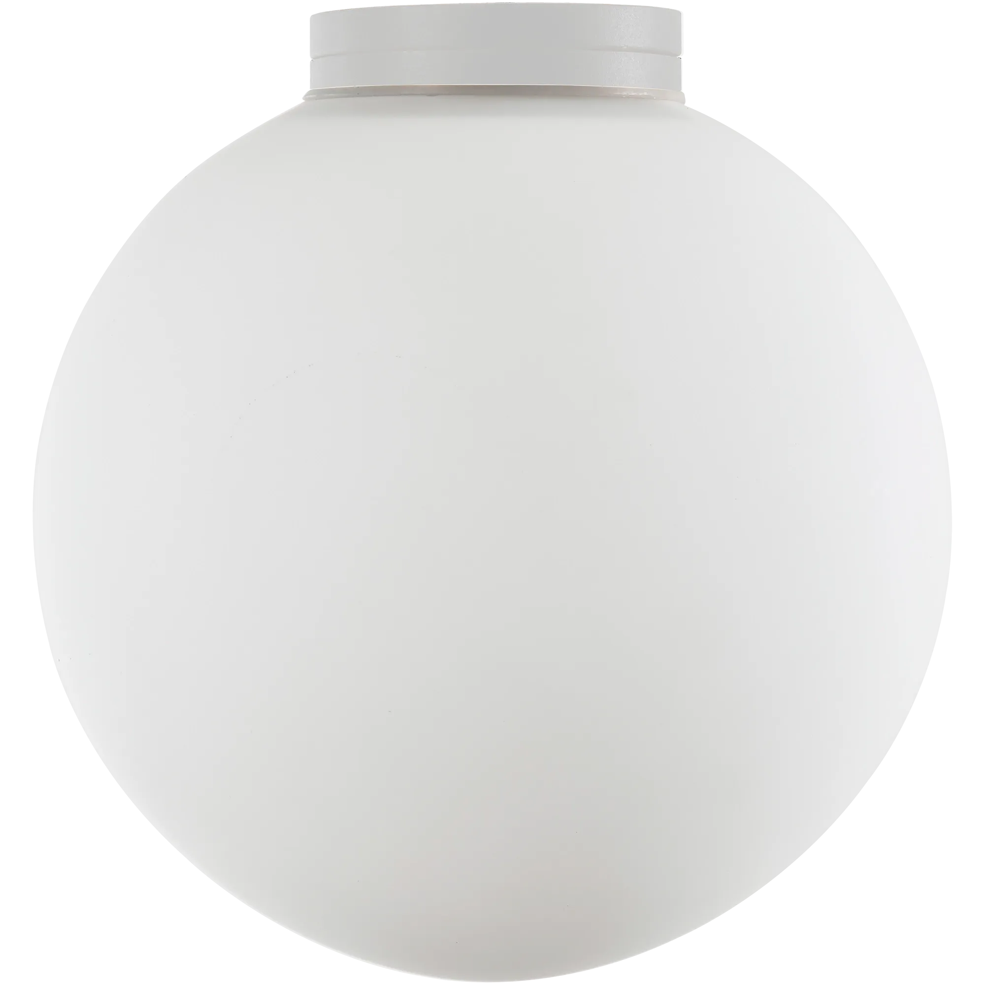 Crest Orb 140mm IP44 Wall Light White with Opal
