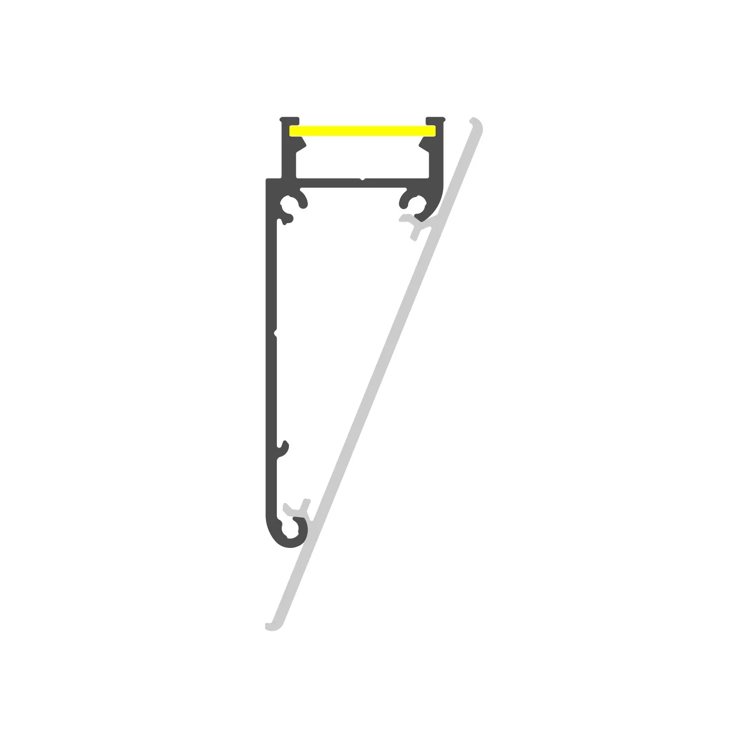 Crown Molding Light LED Channel ~ Model Walle12