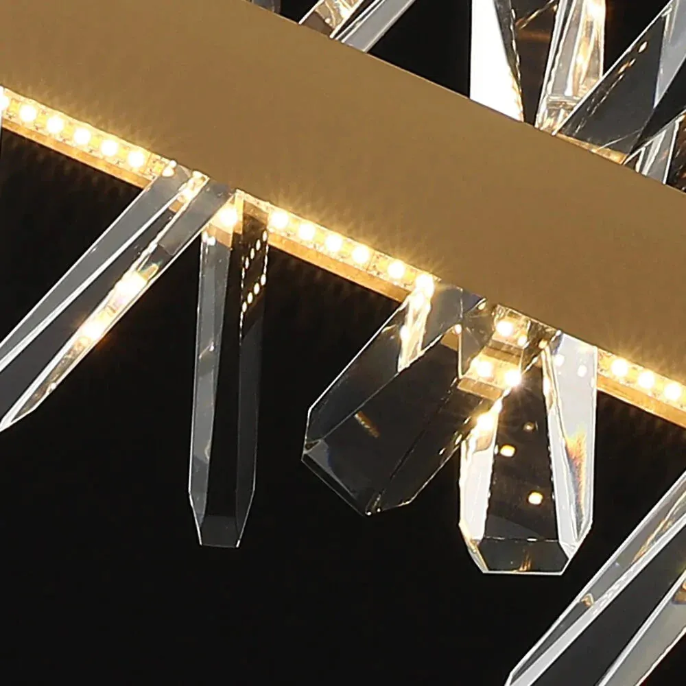Crysta - Modern Crystal Chandelier For Living Room Dining Room Kitchen Island