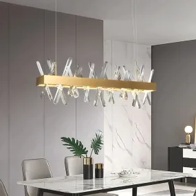Crysta - Modern Crystal Chandelier For Living Room Dining Room Kitchen Island