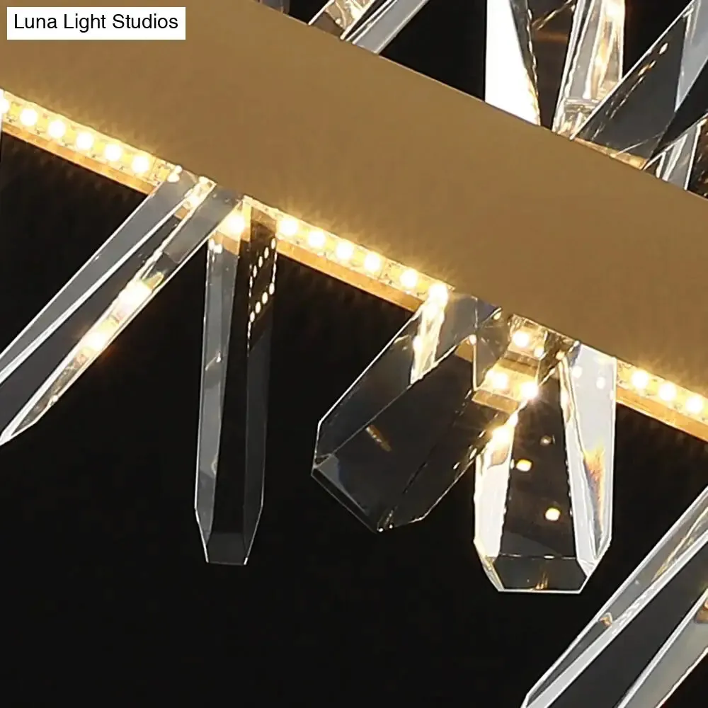 Crysta - Modern Crystal Chandelier For Living Room Dining Room Kitchen Island