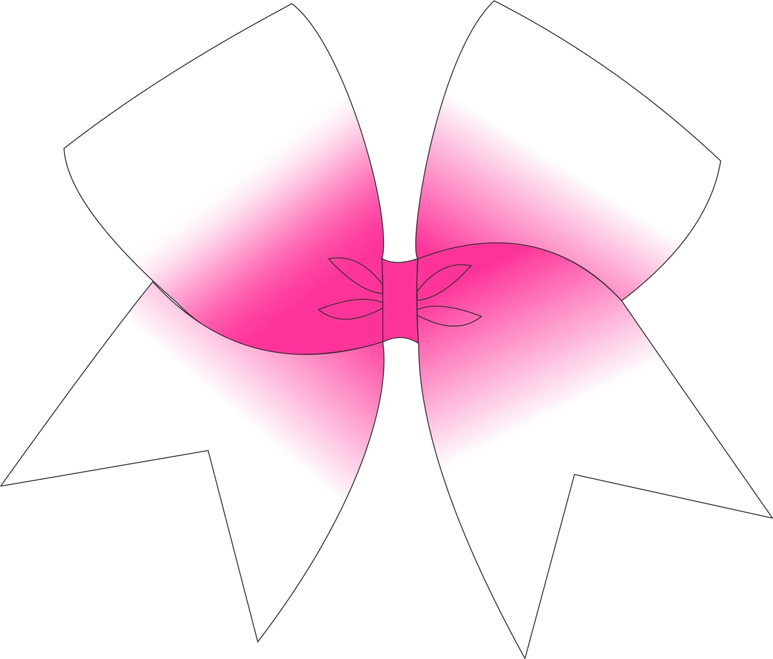 Custom RGB Center Ombré - 3" Sublimation Transfers For Centers-Loops-Tails Sheet