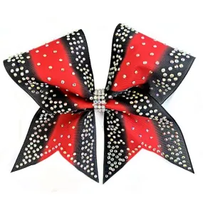 Custom RGB Vertical Gradient Stripe Ready To Press Sublimation Sheet - Coordinates with the Dense Side-Scatter Center Rhinestone Design
