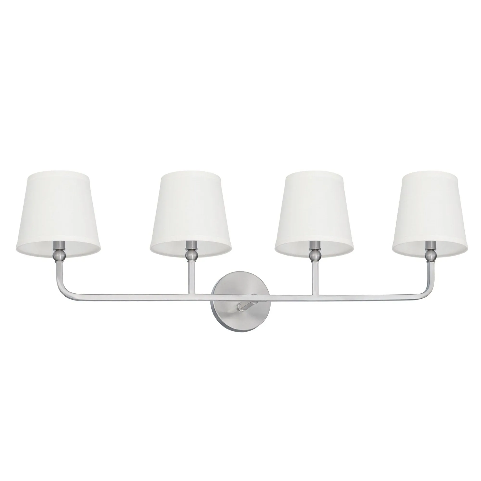 Dawson Four Light Vanity Fixture - Brushed Nickel