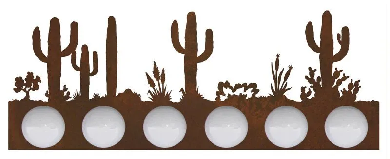Desert Scene Six Light Fixture