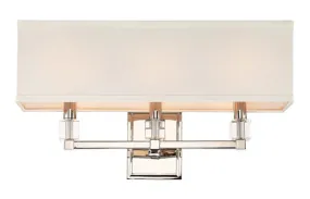 Dixon 3 Light Vanity-Polished Nickel