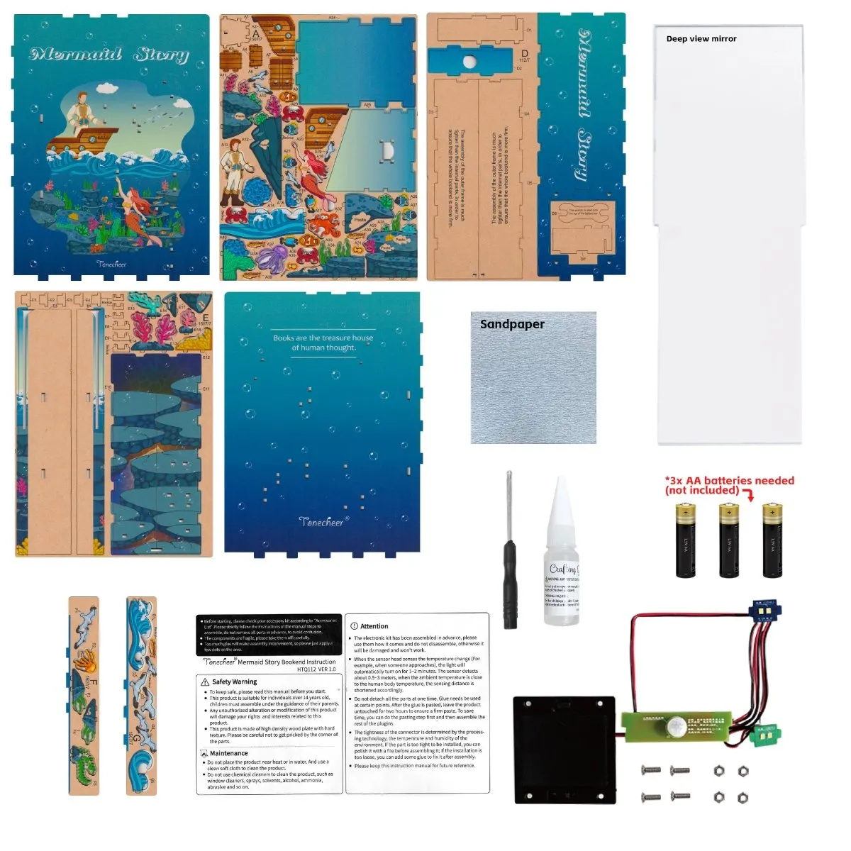 DIY Book Nook Kit: Mermaid Story
