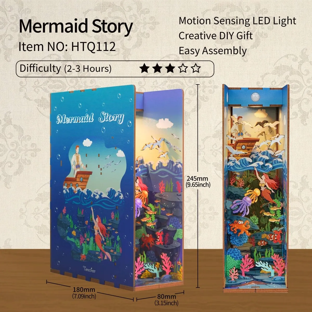 DIY Book Nook Kit: Mermaid Story