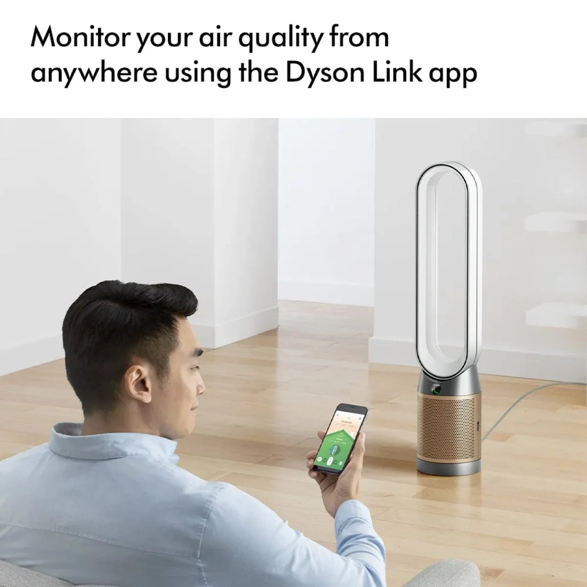 Dyson Purifier Cool™ Formaldehyde Air Purifier Fan TP09 - Nickel/Gold