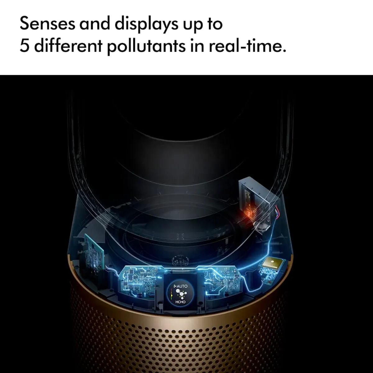 Dyson Purifier Cool™ Formaldehyde Air Purifier Fan TP09 - Nickel/Gold