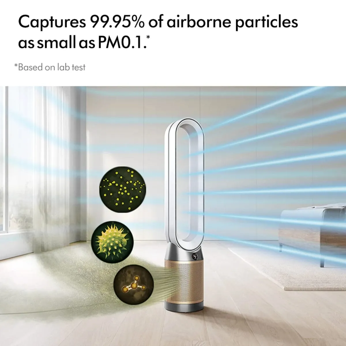 Dyson Purifier Cool™ Formaldehyde Air Purifier Fan TP09 - Nickel/Gold