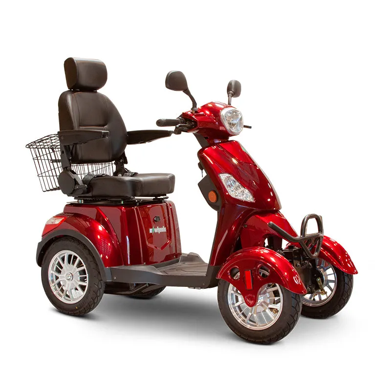 E-Wheels EW-46 - Electric 4-Wheel Electric Mobility Scooter with a Large Captain’s Seat - Top Speed 13mph - 500W