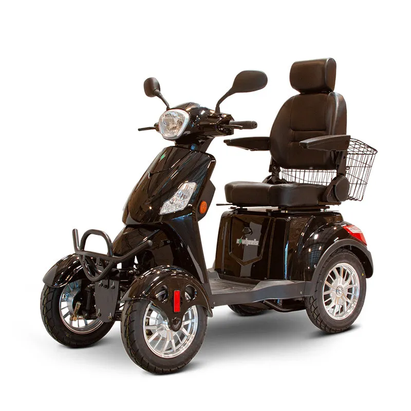 E-Wheels EW-46 - Electric 4-Wheel Electric Mobility Scooter with a Large Captain’s Seat - Top Speed 13mph - 500W
