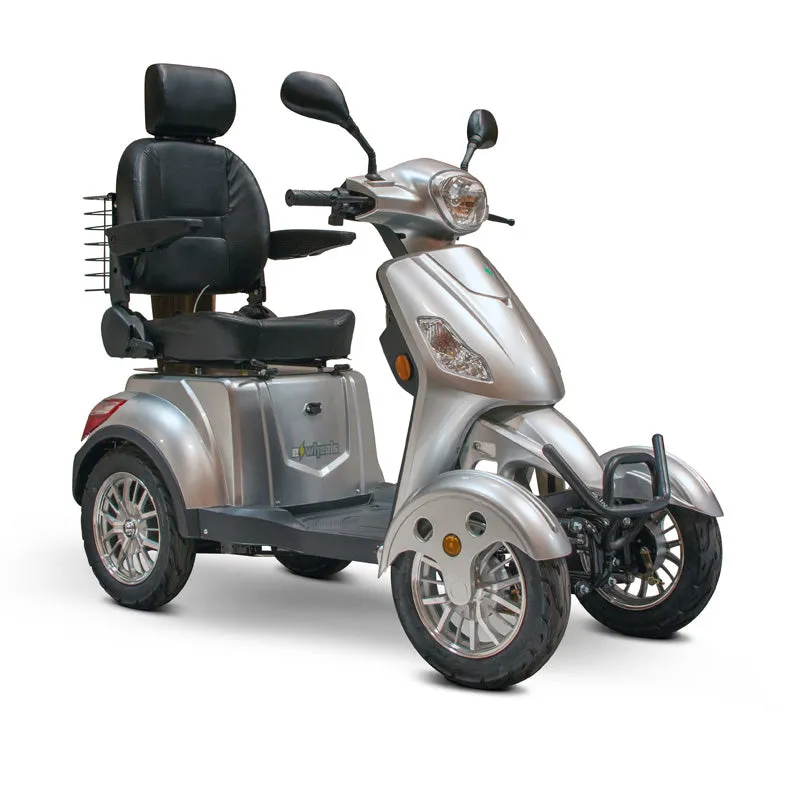 E-Wheels EW-46 - Electric 4-Wheel Electric Mobility Scooter with a Large Captain’s Seat - Top Speed 13mph - 500W