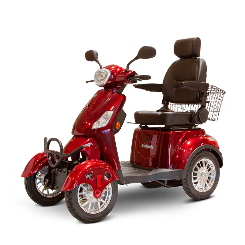 E-Wheels EW-46 - Electric 4-Wheel Electric Mobility Scooter with a Large Captain’s Seat - Top Speed 13mph - 500W