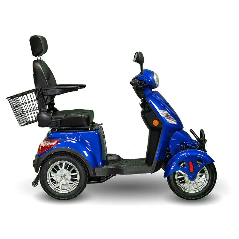 E-Wheels EW-46 - Electric 4-Wheel Electric Mobility Scooter with a Large Captain’s Seat - Top Speed 13mph - 500W